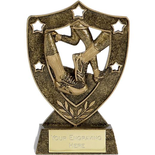 Running Shield Stars Trophy 12.5cm (5")