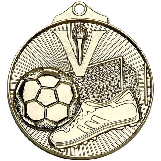 Gold Horizon Football Medal 52mm (2")