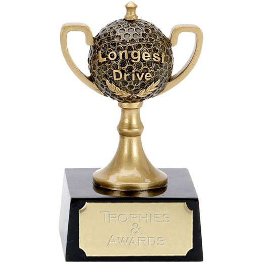 Longest Drive Golf Ball Cup Award 12cm (4.75")