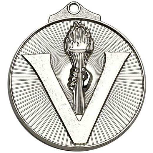 Silver Horizon Victory Torch Medal 52mm (2")