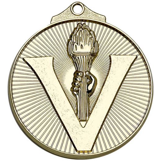 Gold Horizon Victory Torch Medal 52mm (2")