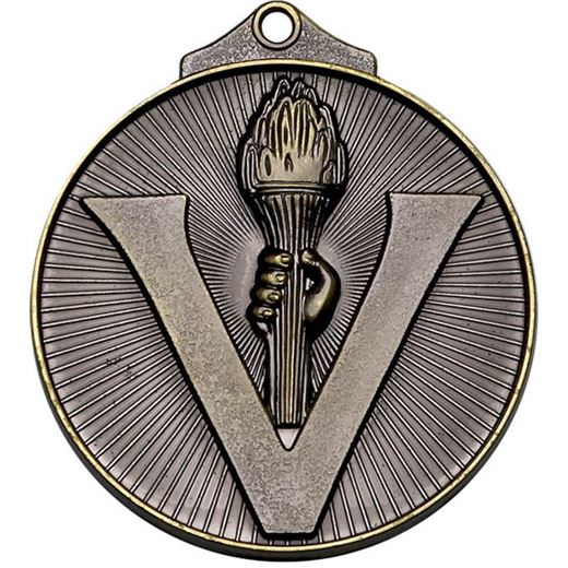 Bronze Horizon Victory Torch Medal 52mm (2")