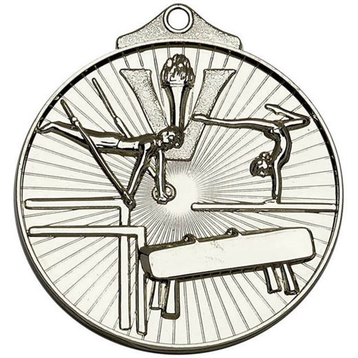 Silver Horizon Gymnastics Medal 52mm (2")