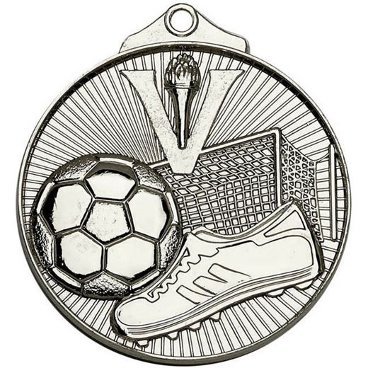 Silver Horizon Football Medal 52mm (2")