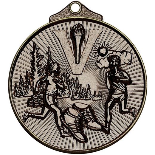 Bronze Horizon Running Cross Country Medal 52mm (2")
