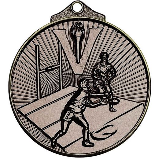 Bronze Horizon Rugby Medal 52mm (2")