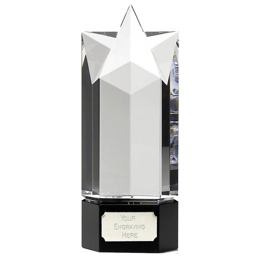 Optical Crystal Endeavour Star Award 18cm (7")