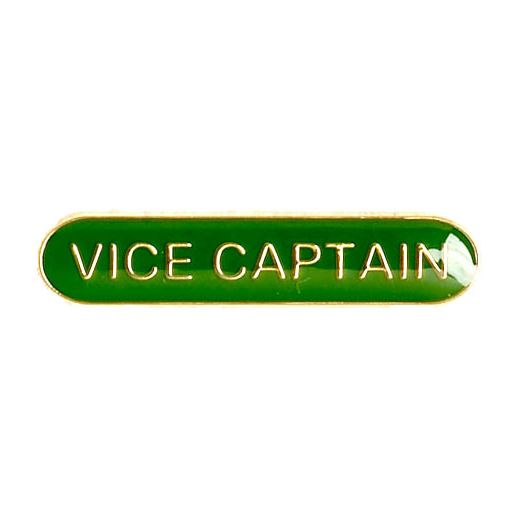 Vice Captain Lapel Bar Badge Green 40mm x 8mm