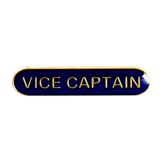 Vice Captain Lapel Bar Badge Blue 40mm x 8mm