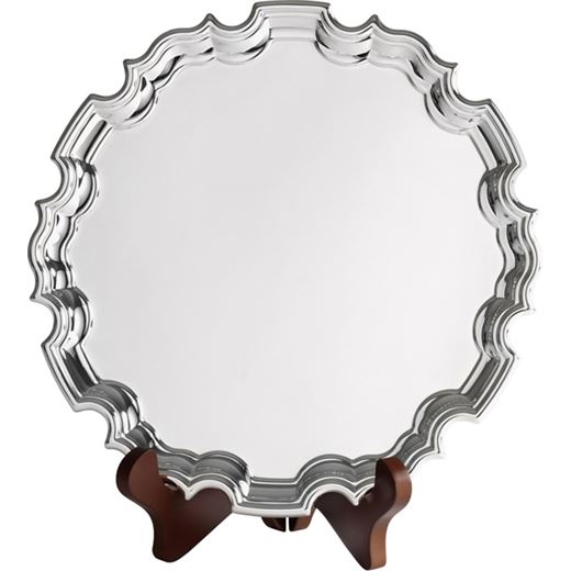 Chippendale Silver Plated Salver 25.5cm (10")