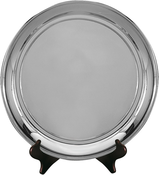 Stand or box Presentation Salver Silver Plated in 4 Sizes Free Engraving 