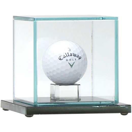 Golf Ball Glass Display Case 10cm (4”)