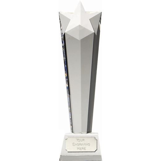 Optical Crystal Towering Star Award 23cm (9")