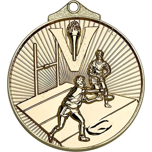 Gold Horizon Rugby Medal 52mm (2")