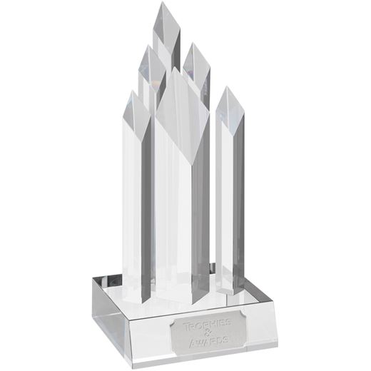 Optical Crystal Multi Spire Award 20.5cm (8")