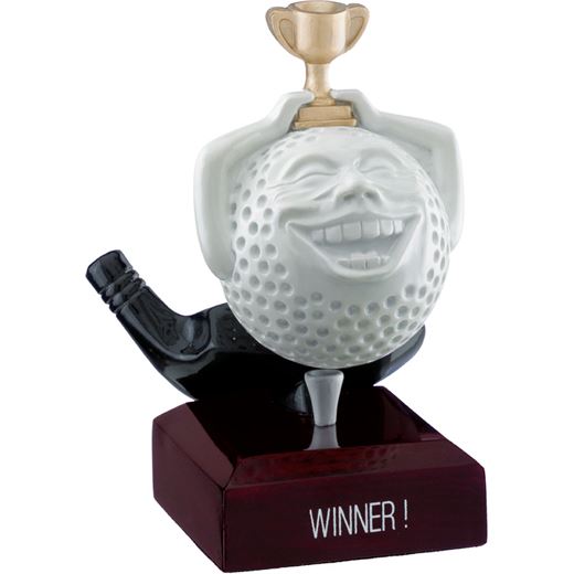 Winner Golf Ball Trophy 12cm (4.75")