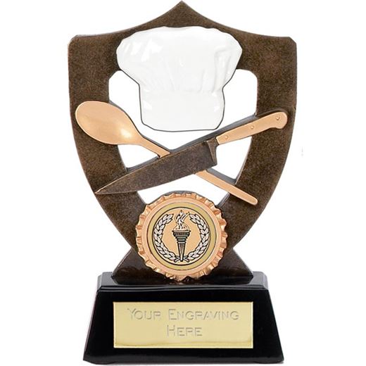 Cooking Trophy with Chefs Hat 17cm (6.75")