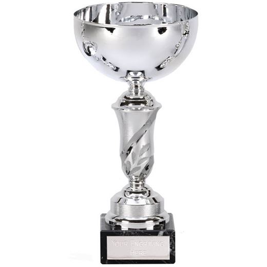 Silver Emblem Trophy Cup 28cm (11")