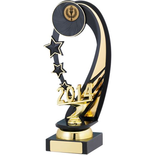 Black & Gold Plastic 2014 Shooting Stars Award 21.5cm (8.5")
