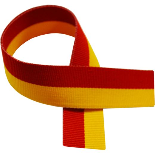Red & Yellow Medal Ribbon 80cm (32")