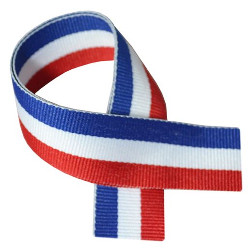 Red, White & Blue Medal Ribbon 80cm (32")