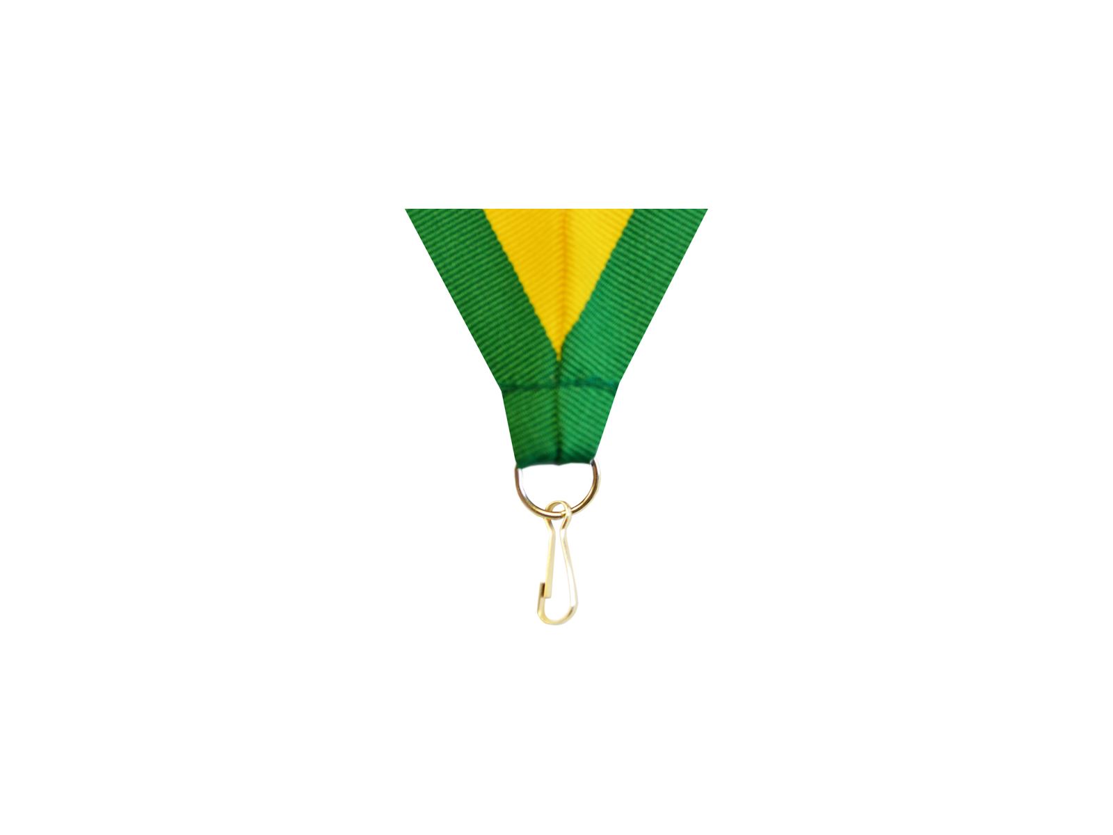 Green & Yellow Medal Ribbon 76 cm (30")