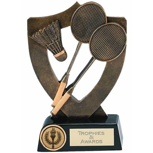 Badminton Trophy Award 18cm (7")