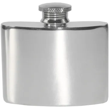 6oz Shiny Stainless Steel Hip Flask with Fishing Scene, with Captive Top -  The Pocket Hip Flask Co, Pewter & Steel Hip Flasks