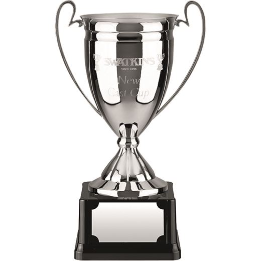 Nickel Plated Large Bowl Cast Cup with Band Design 28.5cm (11.25")