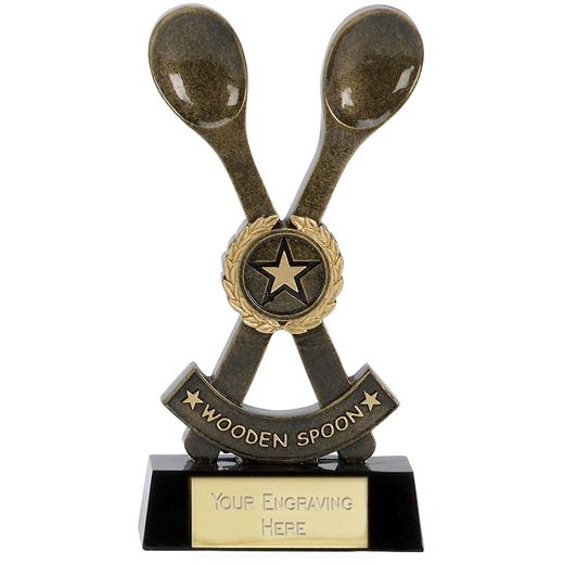 Wooden Spoon Trophy 18cm (7")