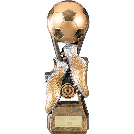 Invincible Elite Ball & Boot Football Trophy 16cm (6.25")