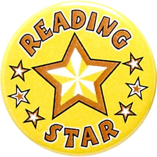 Reading Star Pin Badge 25mm (1")