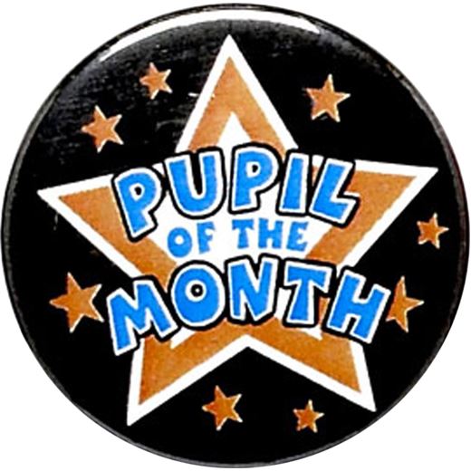 Pupil of the Month Pin Badge 25mm (1")