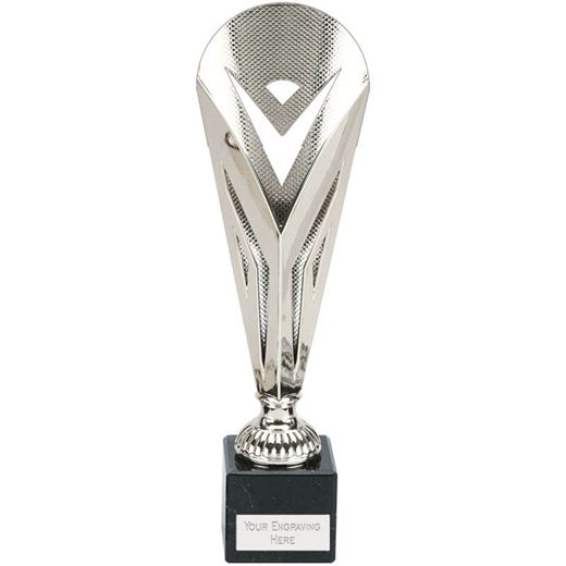 Tribute Silver Cone Cup On Marble Base 24.5cm (9.5")
