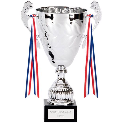 Silver Conqueror Presentation Cup On Marble Base 24cm (9.5")