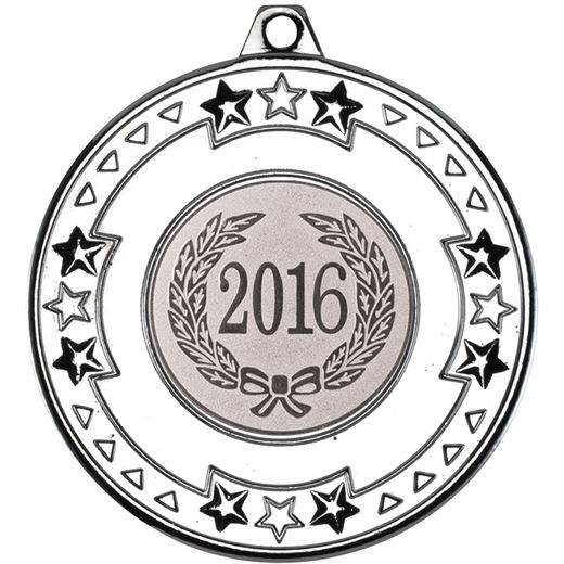 2016 Silver Star & Pattern Medal 50mm (2")