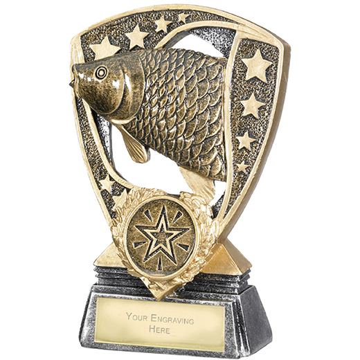 Challenger Shield Fishing Award 12cm (4.75")