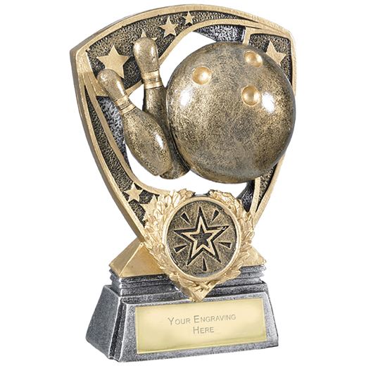 Challenger Shield Ten Pin Bowling Award 12cm (4.75")