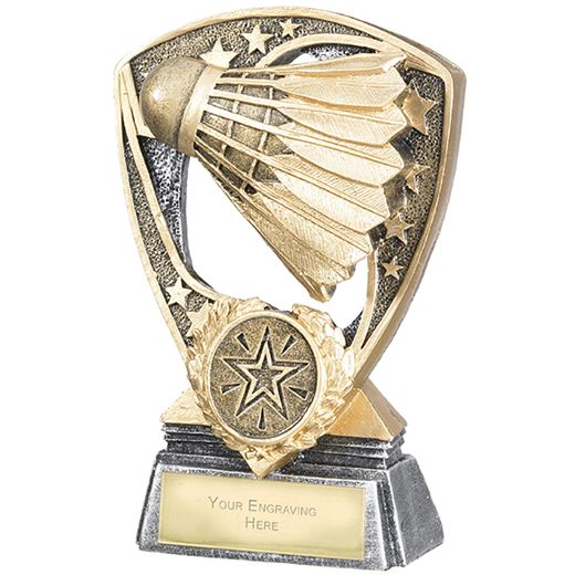 Challenger Shield Badminton Award 12cm (4.75")