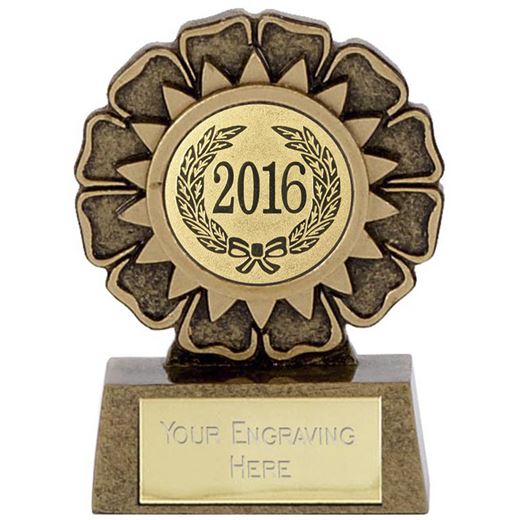 2016 Resin Mini Star Rosette Trophy 6.5cm (2.5")