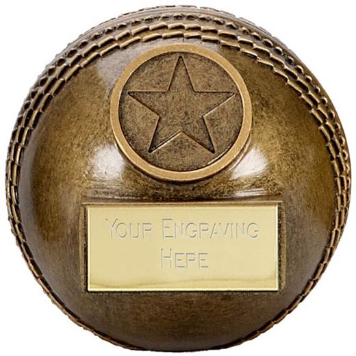 Premier 3D Resin Cricket Ball Trophy 5.5cm (2.25")