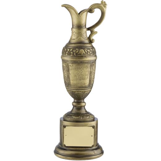 St Andrew's Golf Claret Jug Award Antique Gold 31cm (12.25")