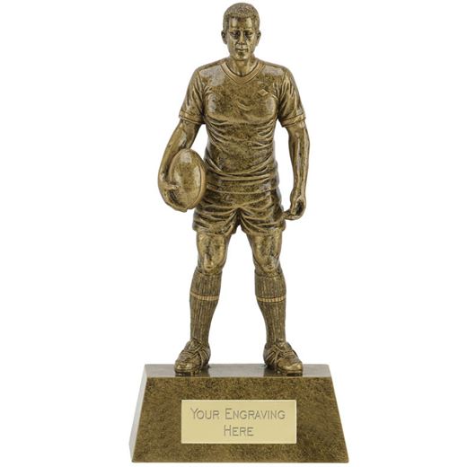 Male Rugby Player Trophy 18.5cm (7.25")