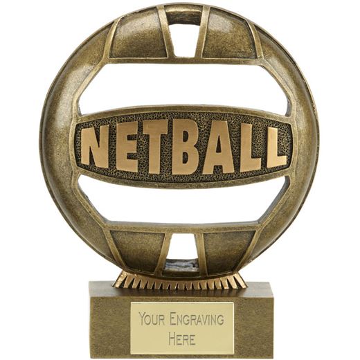The Ball Netball Trophy 14.5cm (5.75")