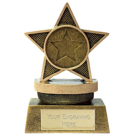 Mini Star Podium Trophy 7.5cm (3")