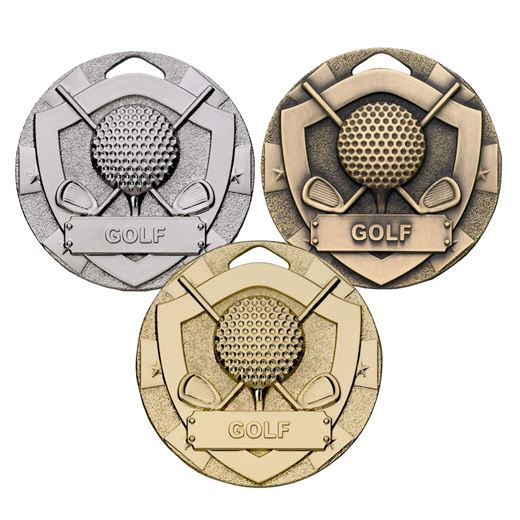 Mini Shield Golf Medal Package