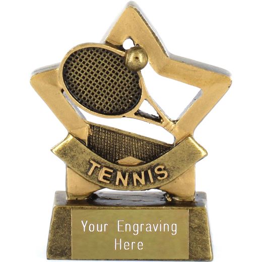 Mini Stars Tennis Trophy Award 8.5cm (3.25")