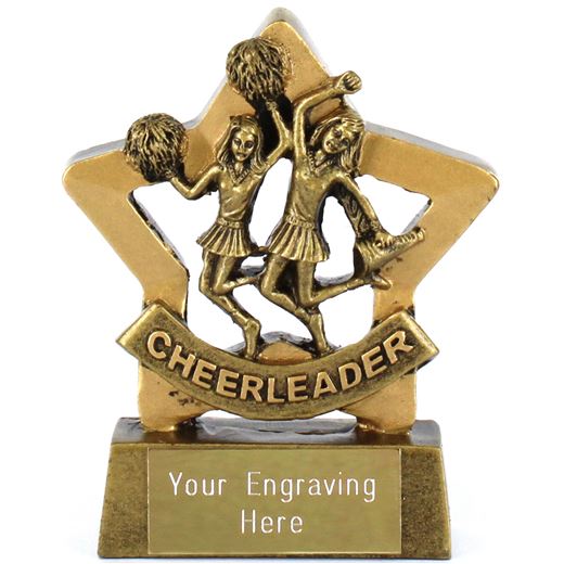 Mini Stars Cheerleader Award 8.5cm (3.25")