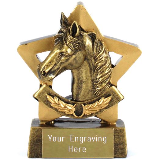 Mini Stars Equestrian Award 8.5cm (3.25")