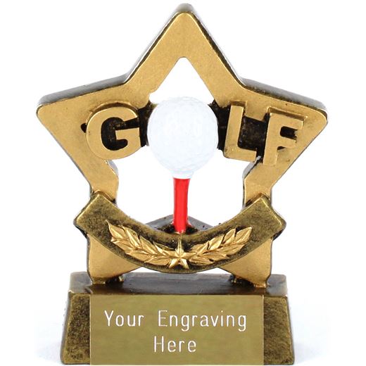 Mini Stars Golf Award 8.5cm (3.25")